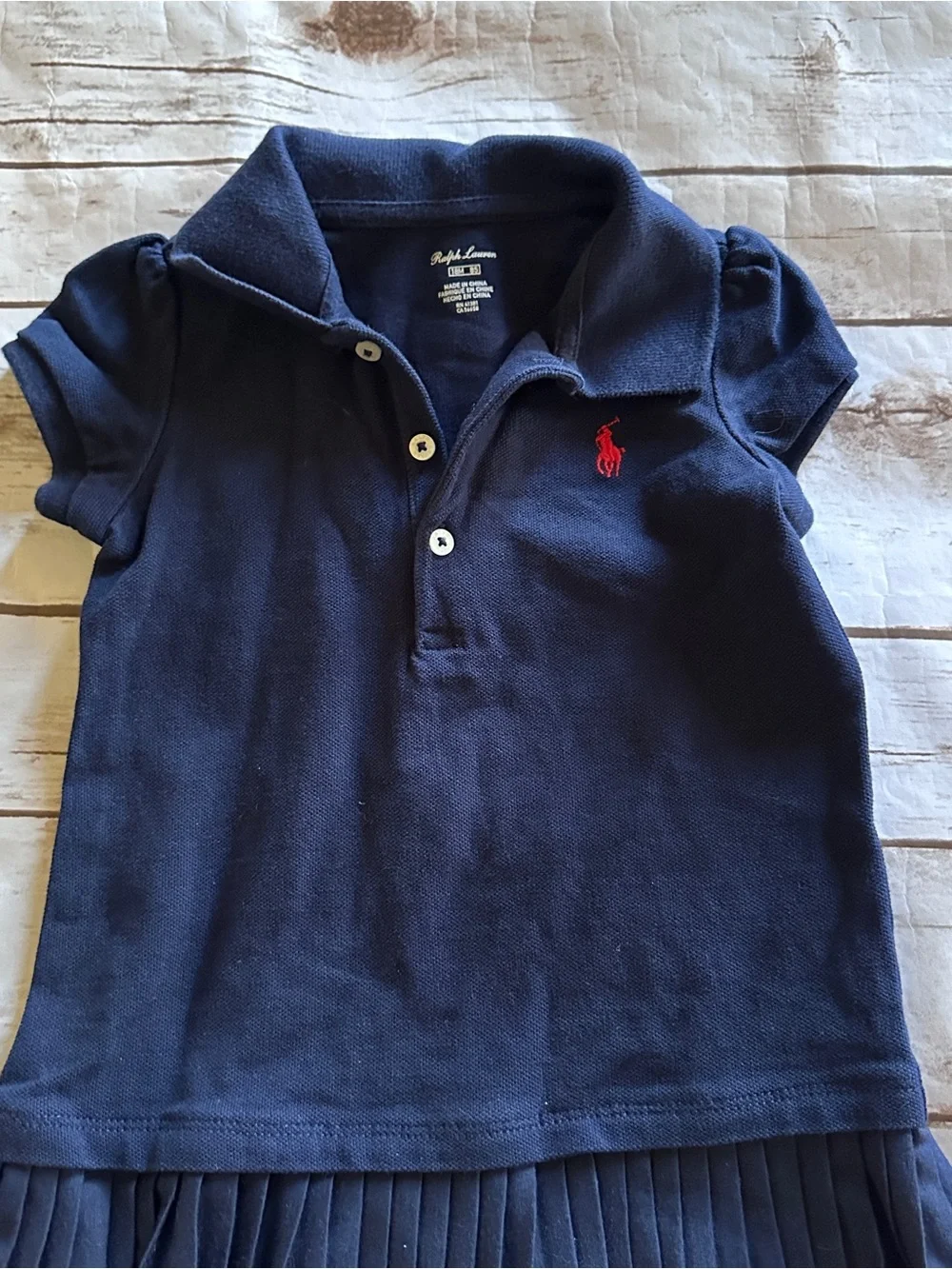 Ralph Lauren navy polo dress